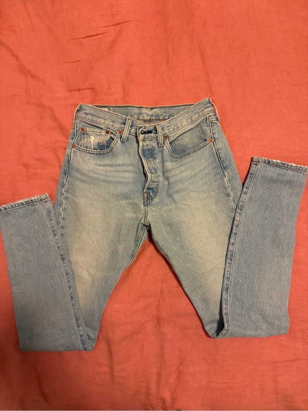 Levi's Women’s Slim Straight Jeans in Light Blue